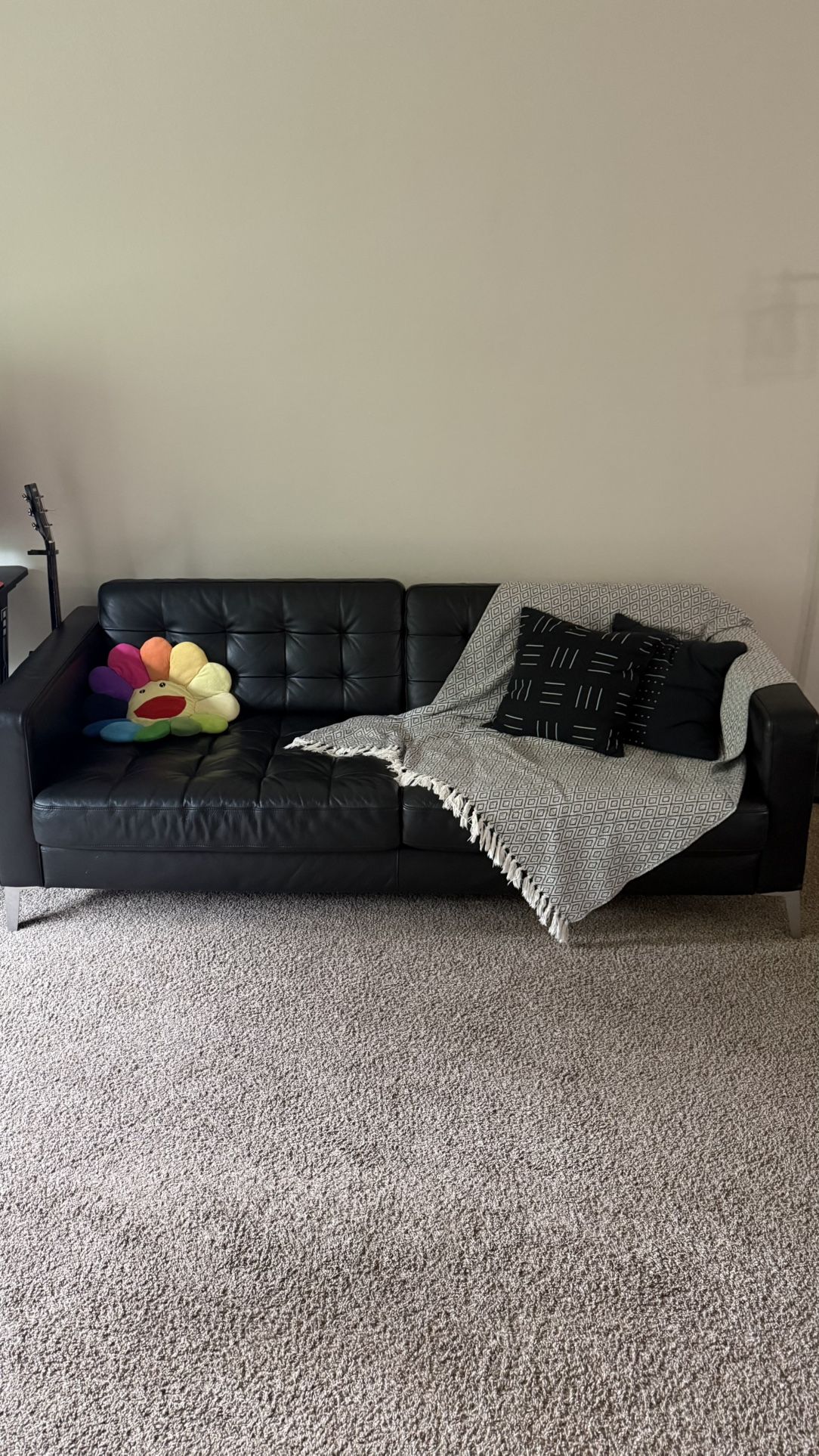 Black Leather Couch