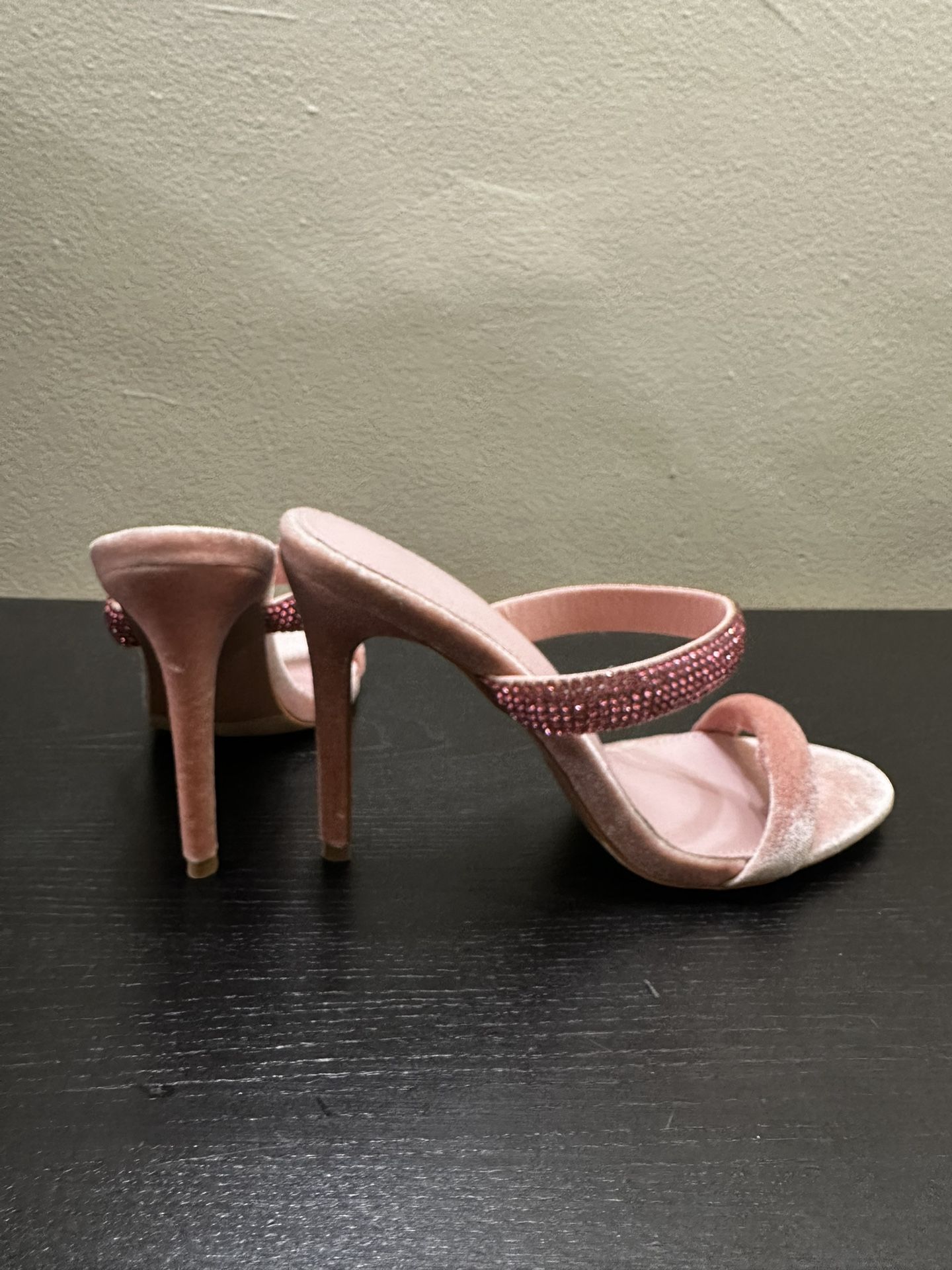 Pink Rhinestone Heels 