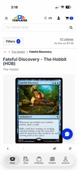 Foil Fateful Discovery MTG Hobbit