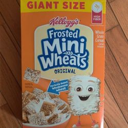 Giant-sized box of Kellogg's Frosted Mini-Wheats Original Cereal- NEW, Not Opened