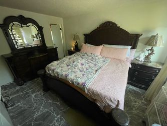 Ashley Dark Wood King Bedroom Set