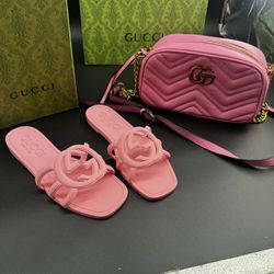 Slides And Purse Set