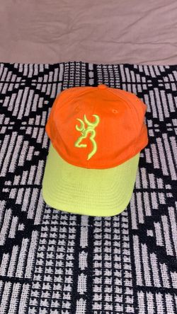 BROWNING HUNTING VELCRO HAT ORANGE/YELLOW