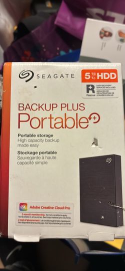 Seagate Backup Plus Portable 5TB HDD