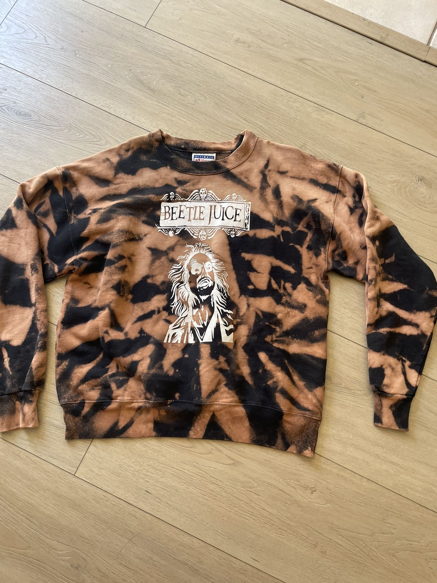 Vintage Beetle Juice Crew Neck Sweatshirt