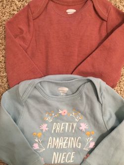 Baby girl clothes 3-6M old navy onesies