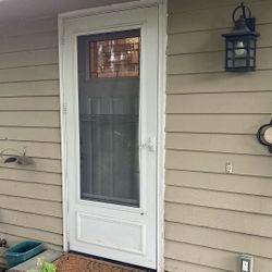 White Screen Door