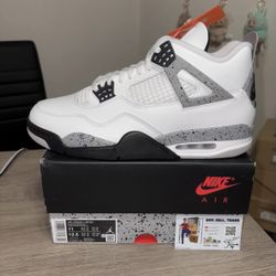Size 11 - Air Jordan 4 White Cement 2025