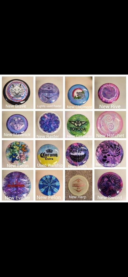 Trilogy Dyed Disc Golf Discs , Message For Details, Prices Vary