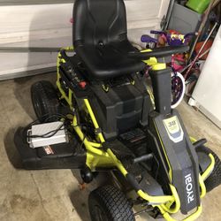 Ryobi Electric Riding Lawn Mower