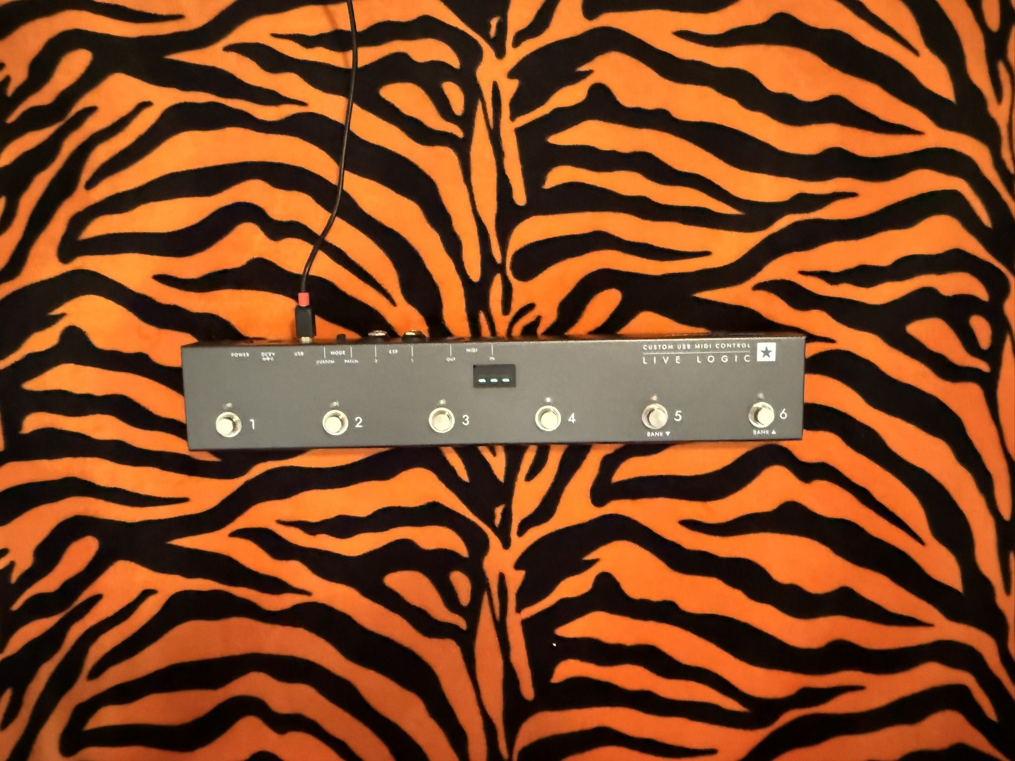 BlackStar 6 Pedal Midi Controller | Live Logic USB | Foot Guitar Pedal