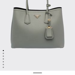 Medium Saffiano Leather Double Prada Bag