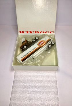 Winross Tyson Foods Diecast Semi Truck Trailer Promo Model With Original Box