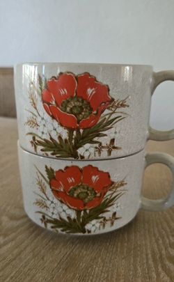 Vintage Otagiri Stoneware Soup Mugs