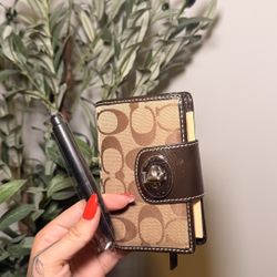 Coach Signature Planner/Wallet