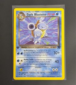 Dark Blastoise 20/82 1st Edition!!
