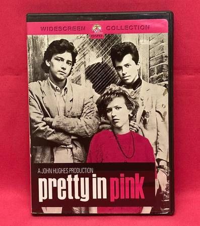 Pretty in Pink DVD 1986 John Hughes movie Molly Ringwald Andrew McCarthy