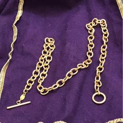 14 K Ladies Chain 17 Inch Long