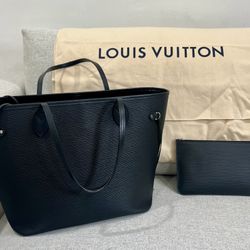 Louis Vuitton Neverfull MM Black Epi Leather  (PRICE DROP)