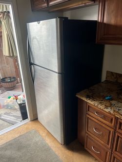 Free! Stainless Steel Top-Freezer Refrigerator