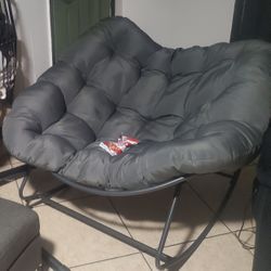 Oversized Papasan Rocking Chair, Indoor Outdoor Rocking 