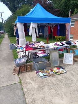 Yard sale and furniture sale