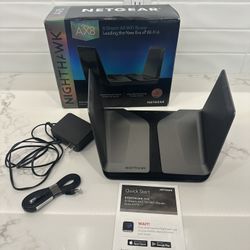 NETGEAR Nighthawk Ax8 WiFi 6 Router AX5700 RAX75-100NAS 8-Stream AX