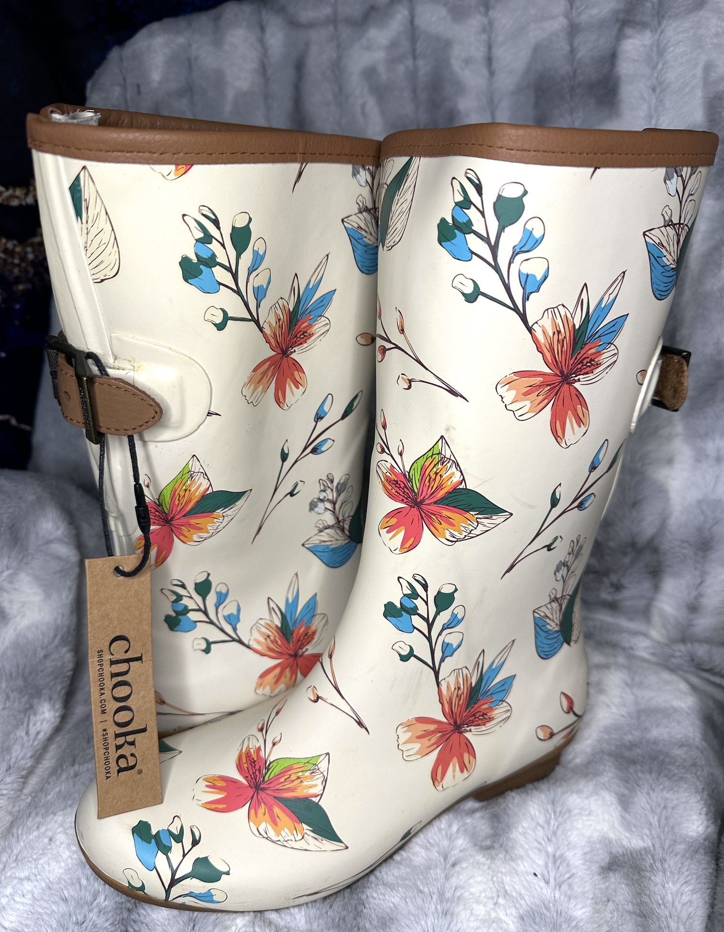 Chooka Women’s Tropics Bainbridge Rain Boots- Size 7