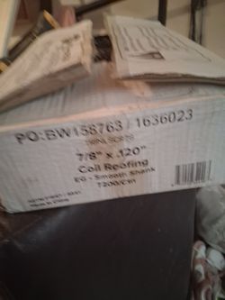 Coil roofing nails