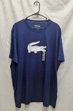 Lacoste Sport Men's Navy Blue T-Shirt Size 4XL ORG $75 RackD22 NWT