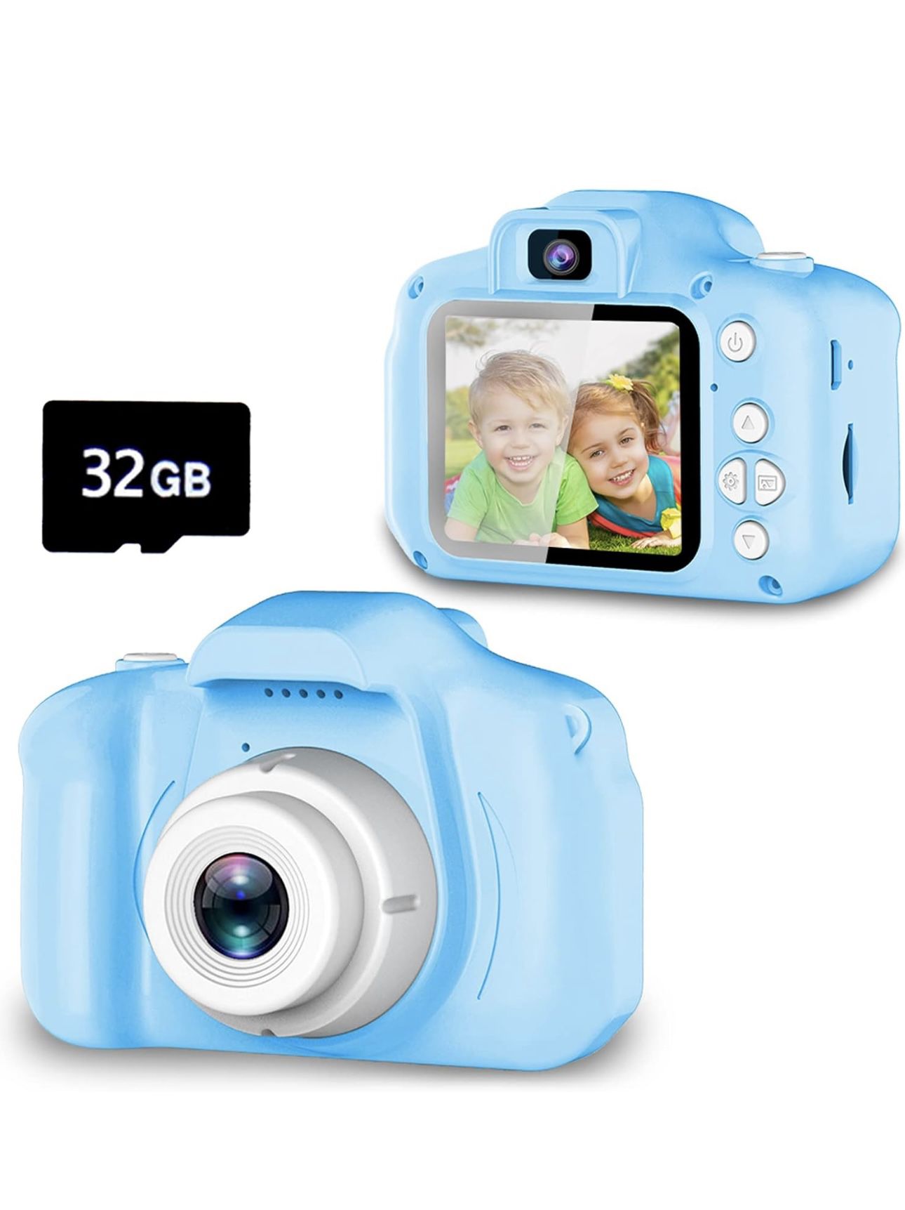 Seckton Upgrade Kids Selfie Camera, Christmas Birthday Gifts for Boys Age 3-9, HD Digital Video Cameras for Toddler, Portable Toy for 3 4 5 6 7 8 Year