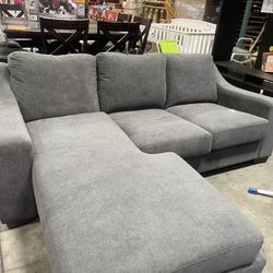 Sofa Chaise With Drop down Charging Table / Brand New Never Used 