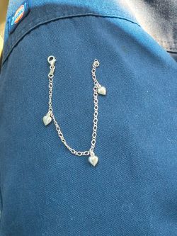 925 silver heart bracelet