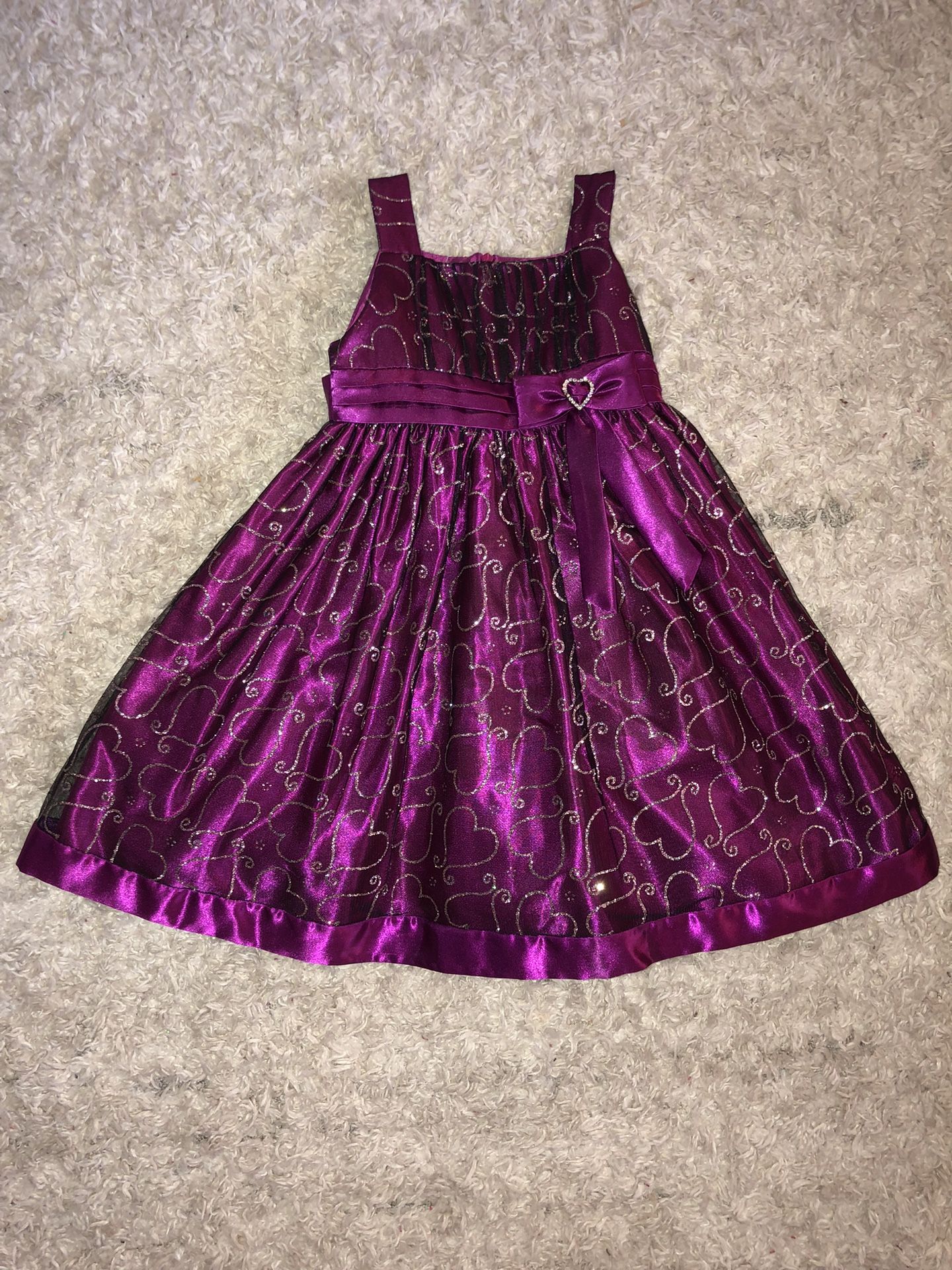 Girls Fancy Purple Dress 