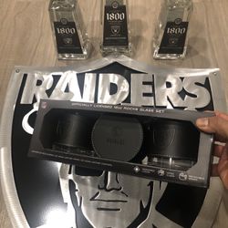 RAIDERS ROCK GLASS SET