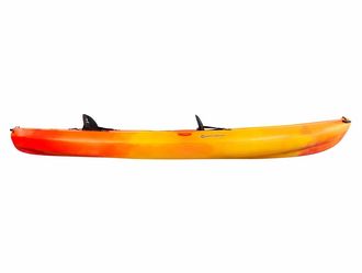 Perception Rambler 13.5 kayak and accessories