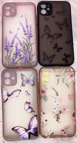 Floral & Butterfly iPhone Phone 11 Cases – Set of 4 👉$5 All👈