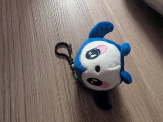 Chibi blue penguin keychain plushie