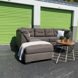 Ashley Furniture Gray Sectional Couch | 2-Piece