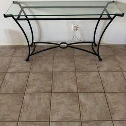 Console Top Glass Table