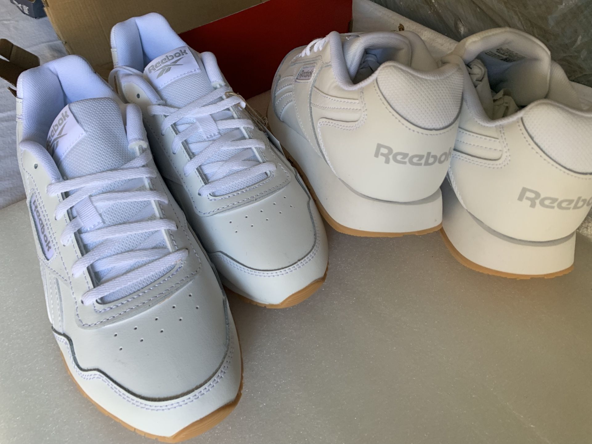 2 pairs of Reebok shoes for women Size 8 1/2 Will take $$50.00 cash for both Pick up in Powder Springs ga 30127