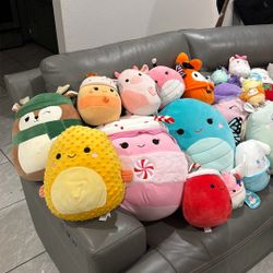 Squishmallows Collection With Tags On 
