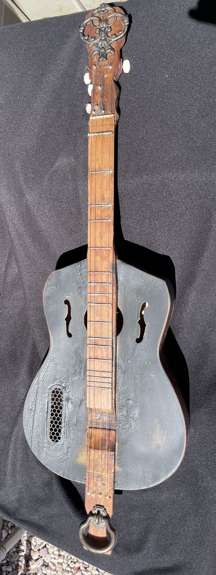WALL ART RUSTIC Guitar Art Folk Dulcimer Conversion