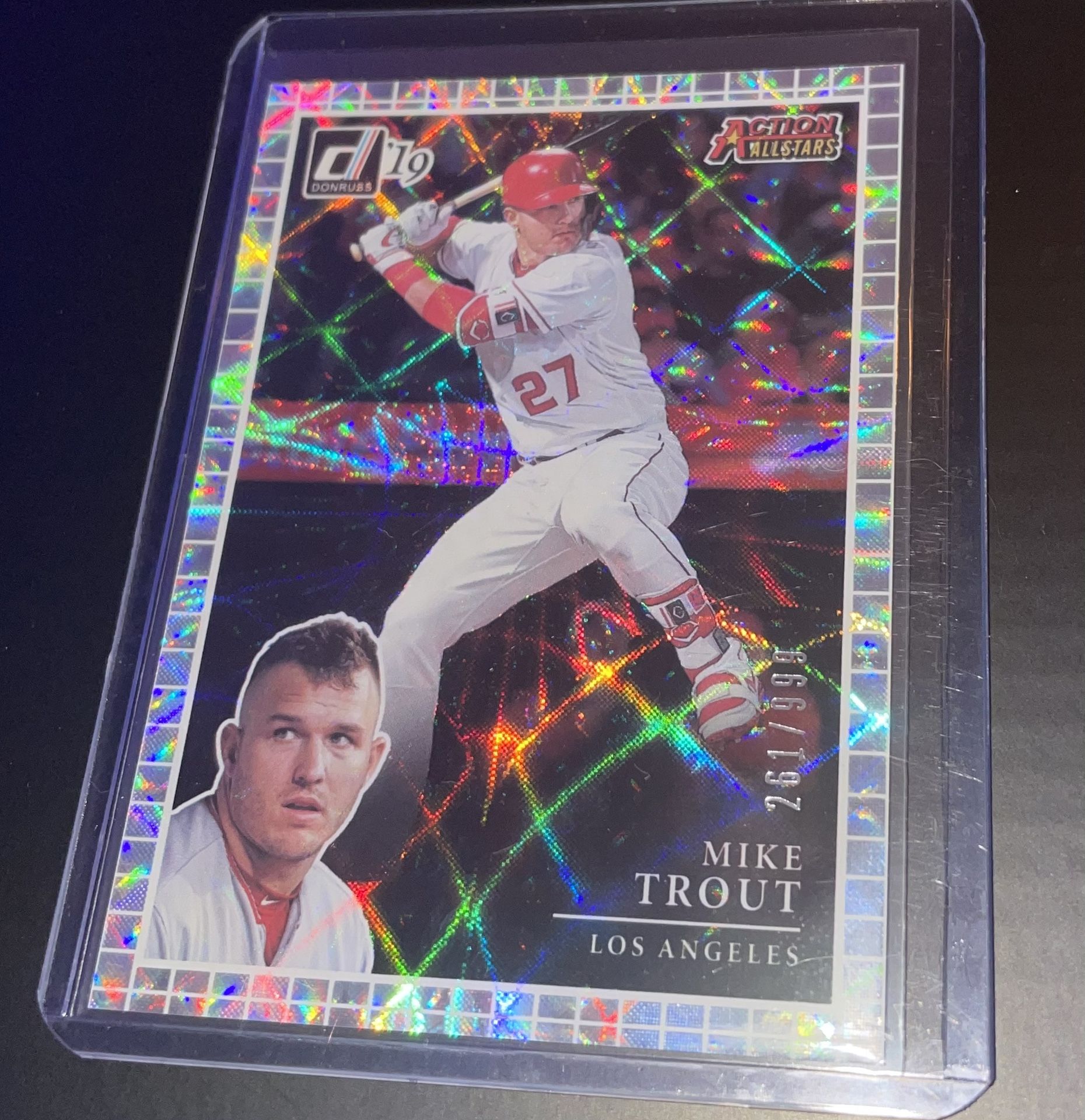 Mike Trout numbered card