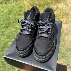 Jordan 3 Black Cat Sz8 2025