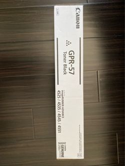 NEW SEALED Canon GPR-57 Toner Black