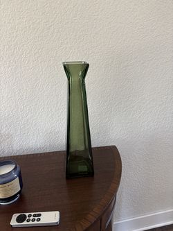 Green vase