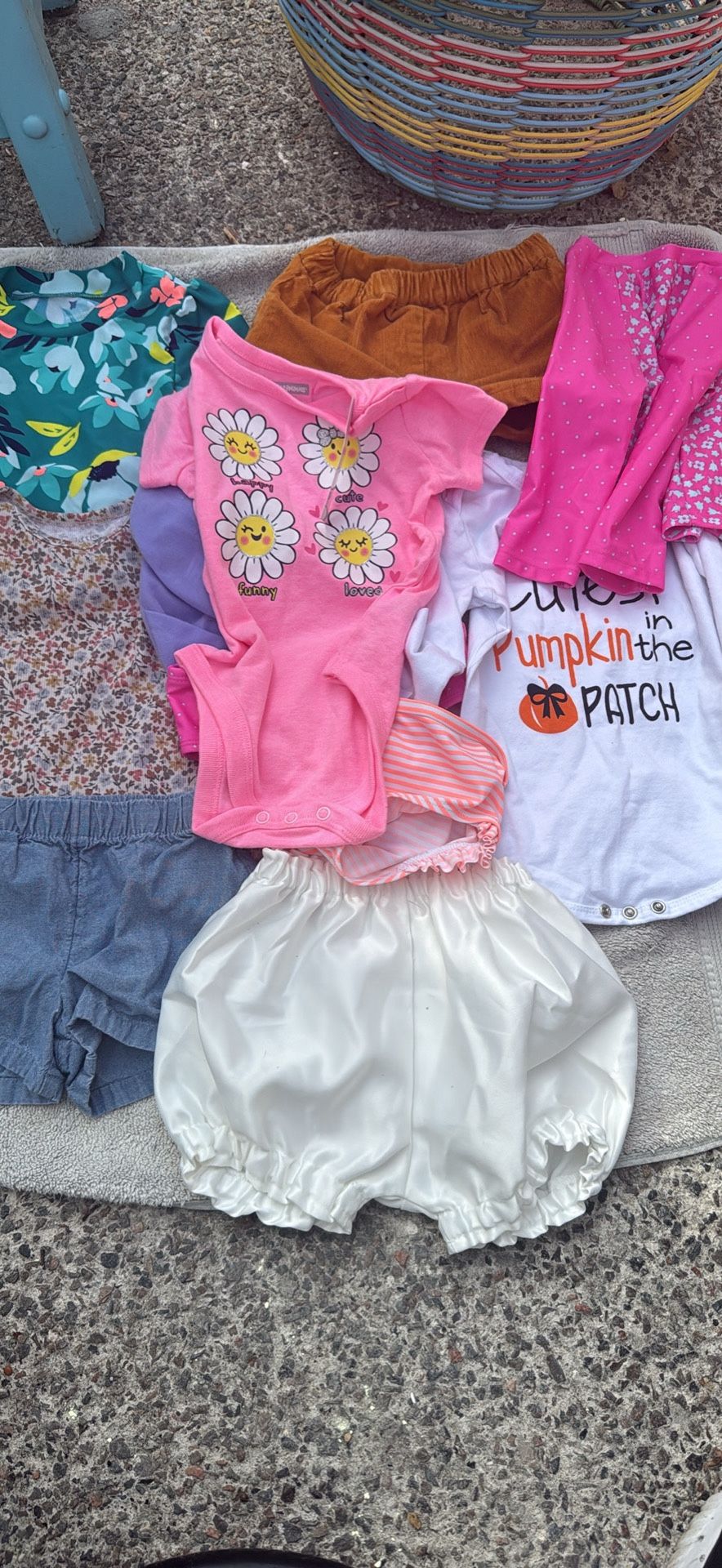 They are girl's clothes and shoes. 