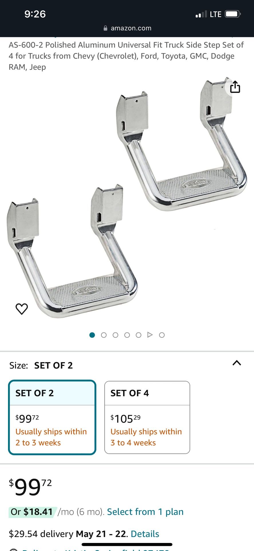 Bully AS-600 Cast Aluminum Side Steps