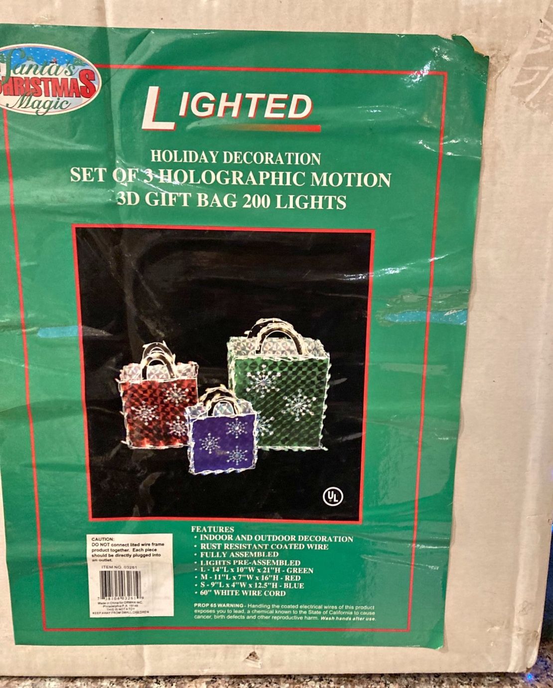 Vintage Holiday Lighted Decor